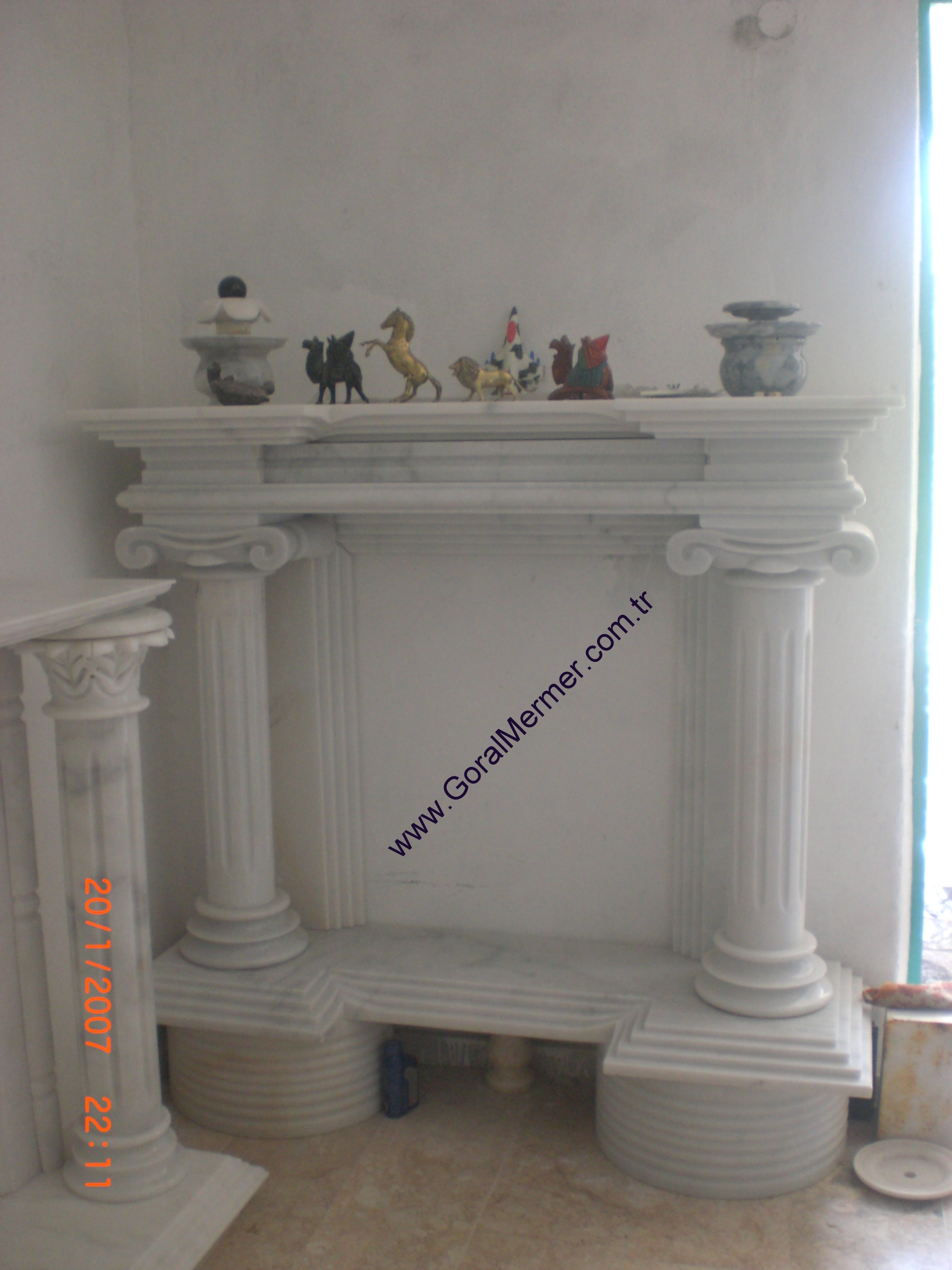 mermer şömine